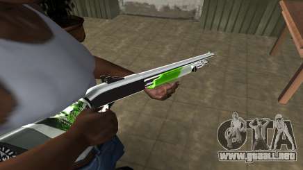Green Lines Shotgun para GTA San Andreas