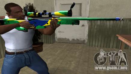 Three Colors Sniper Rifle para GTA San Andreas