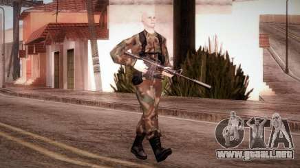 Shaved Soldier para GTA San Andreas