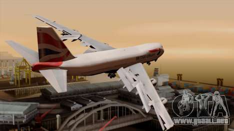 Boeing 747 British para GTA San Andreas