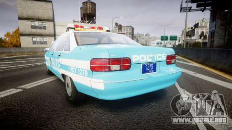 Chevrolet Caprice 1991 Police para GTA 4