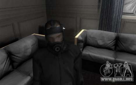 GTA5 Gasmask para GTA San Andreas