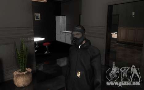 GTA5 Gasmask para GTA San Andreas