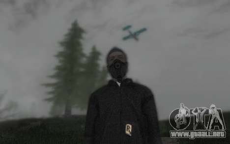 GTA5 Gasmask para GTA San Andreas