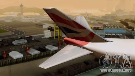 Boeing 747 British para GTA San Andreas