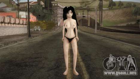 Black Hair Black Bikini Bfybe para GTA San Andreas