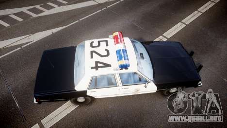 Chevrolet Caprice 1989 LAPD [ELS] para GTA 4