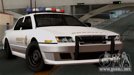 GTA 5 Sheriff Car para GTA San Andreas