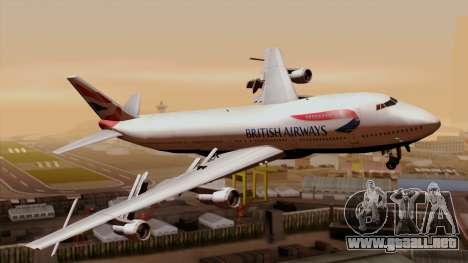 Boeing 747 British para GTA San Andreas