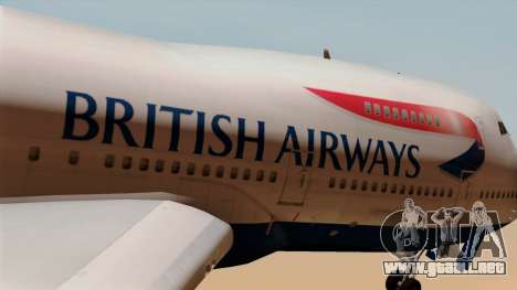 Boeing 747 British para GTA San Andreas