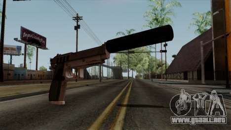 Original HD Silenced Pistol para GTA San Andreas