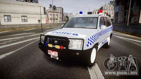 Toyota Land Cruiser 100 2005 Police [ELS] para GTA 4