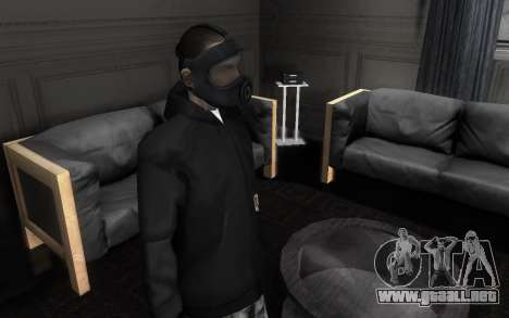 GTA5 Gasmask para GTA San Andreas