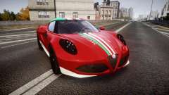 Alfa Romeo 4C 2014 SBK Safety Car para GTA 4