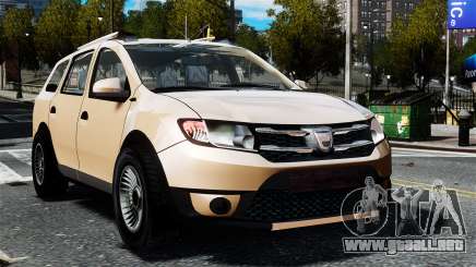Dacia Logan MCV Stepway 2014 para GTA 4