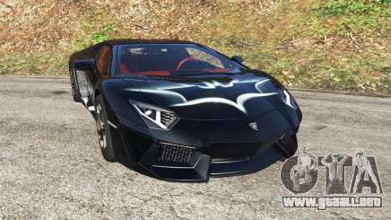 Lamborghini Aventador LP700-4 Batman v2 para GTA 5