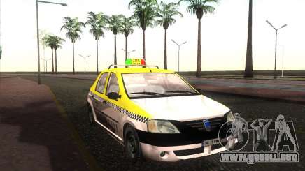 Dacia Logan Taxi UNIVIP para GTA San Andreas