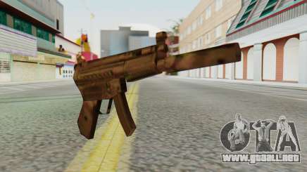 MP5K Silenced SA Style para GTA San Andreas