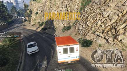 La misión de la ambulancia v. 1.3 para GTA 5
