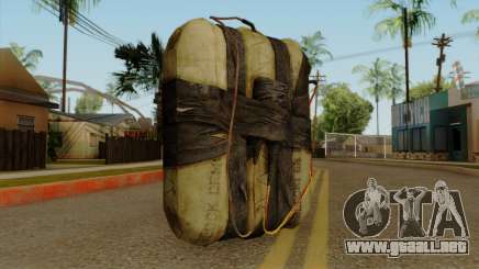 Original HD Satchel para GTA San Andreas