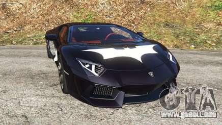 Lamborghini Aventador LP700-4 Batman v1 para GTA 5