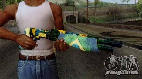 Brasileiro Combat Shotgun v2 para GTA San Andreas