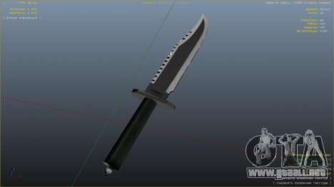 GTA 5 El Cuchillo De Rambo