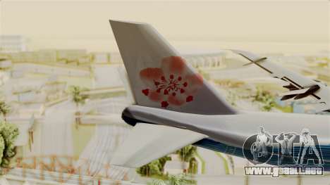 Boeing 747-200 China Airlines Dreamliner para GTA San Andreas