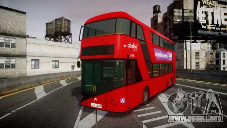 Wrightbus New Routemaster Abellio London para GTA 4