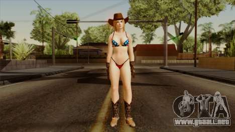 Dead or Alive 5 Tina Cowgirl Outfit para GTA San Andreas