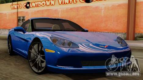 Chevrolet Corvette C6 para GTA San Andreas