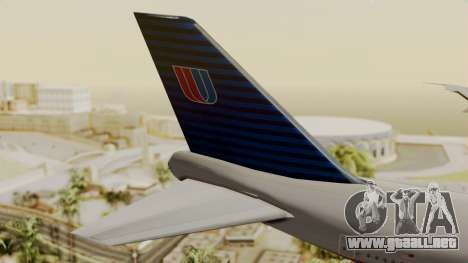 Boeing 747 United Airlines para GTA San Andreas