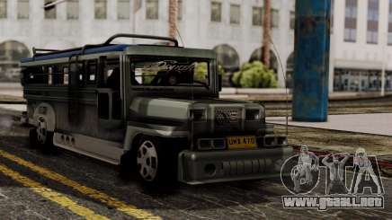 Milwaukee Motors Custom Jeepney para GTA San Andreas