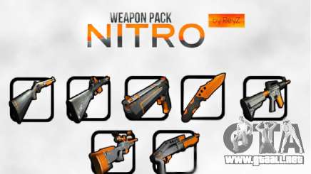 Nitro Weapon Pack para GTA San Andreas