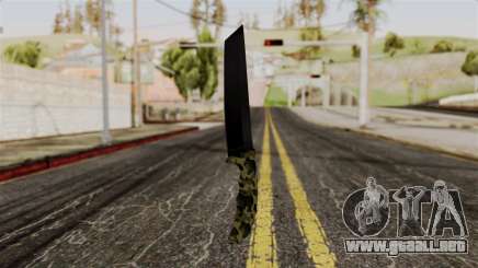 Nuevo camuflaje cuchillo para GTA San Andreas