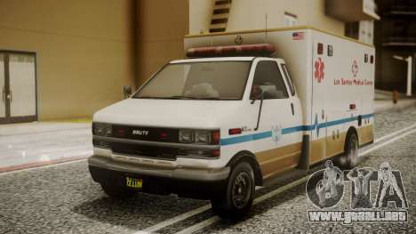 GTA 5 Brute Ambulance para GTA San Andreas