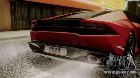 Lamborghini Huracan LP-610 VELLANO para GTA San Andreas