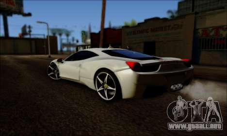 Ferrari 458 Italia 2010 para GTA San Andreas