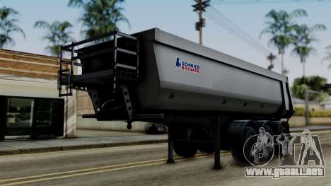 Schmied Bigcargo Solid Trailer Stock para GTA San Andreas