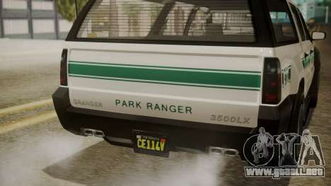 GTA 5 Declasse Granger Park Ranger IVF para GTA San Andreas