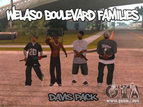Welaso Boulevard Familis [Davis Pack] para GTA San Andreas