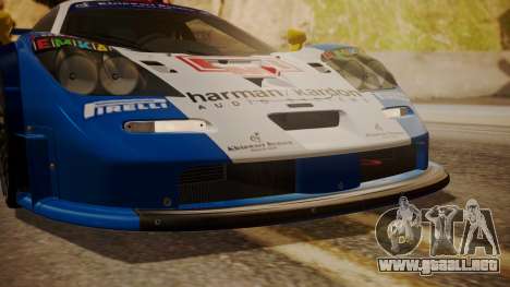 McLaren F1 GTR 1998 HarmanKardon para GTA San Andreas