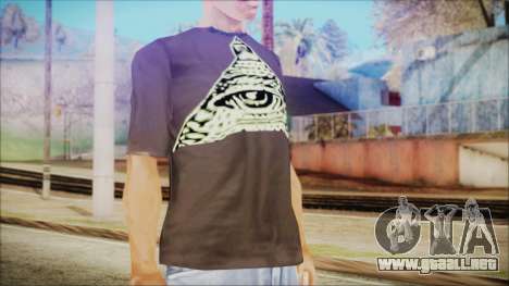 Illuminati T-Shirt para GTA San Andreas