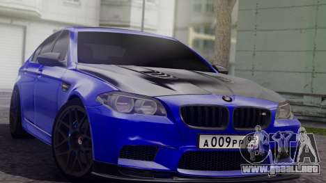 BMW M5 F10 Top Service MSK para GTA San Andreas