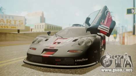 McLaren F1 GTR 1998 Day Off para GTA San Andreas