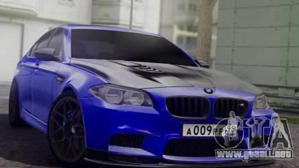 BMW M5 F10 Top Service MSK para GTA San Andreas