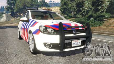 Volkswagen Golf Mk6 Dutch Police para GTA 5