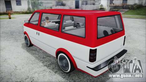 GTA 5 Declasse Moonbeam Bobble Version IVF para GTA San Andreas