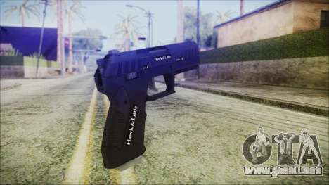 GTA 5 Combat Pistol v2 - Misterix 4 Weapons para GTA San Andreas