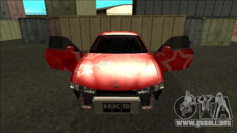 Nissan Silvia S14 Drift Red Star para GTA San Andreas